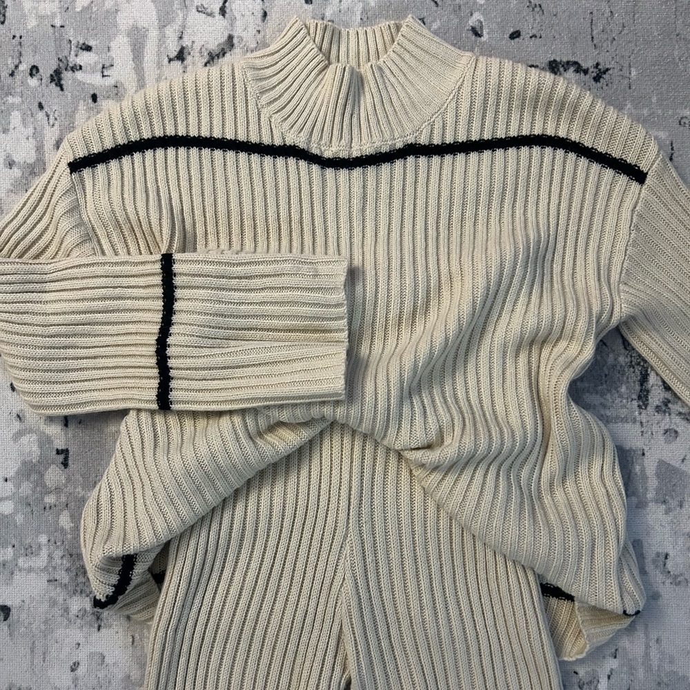 Two-Piece Sweater and Pants Set